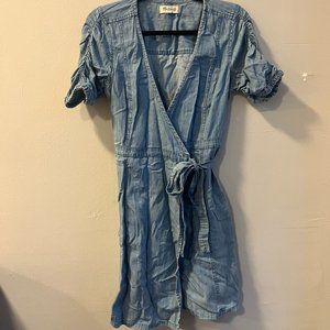 Madewell Denim Wrap Dress